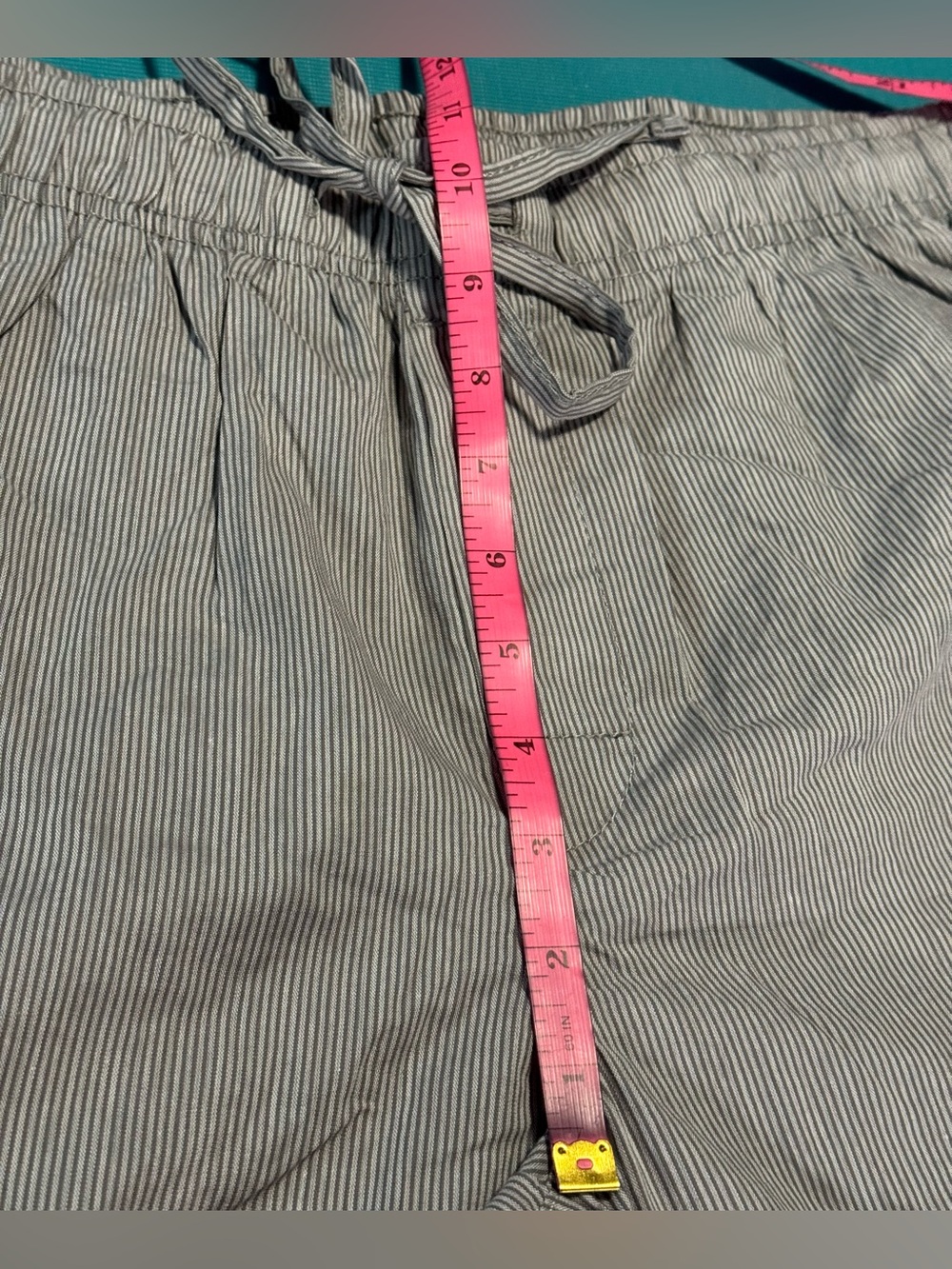 Men's Sonoma Goods For Life® Woven Essential Pajama Pants in Dark Gray Pinstripe - Picture 11 of 12